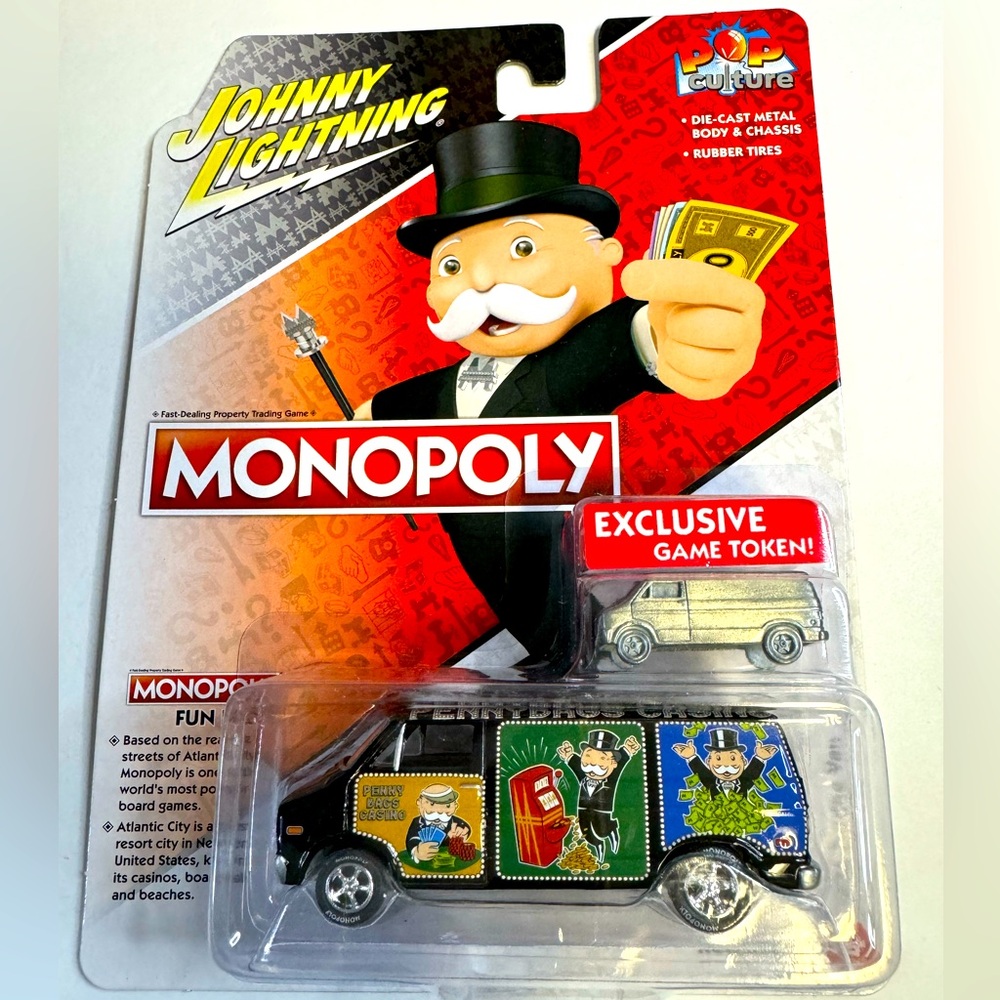 Johnny Lightning Pop Culture **MONOPOLY** PENNYBAGS CASINO 1976 DODGE VAN